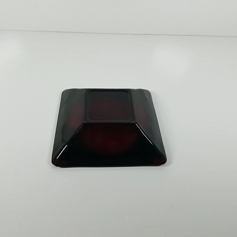 Vintage Ashtray Ruby Red
